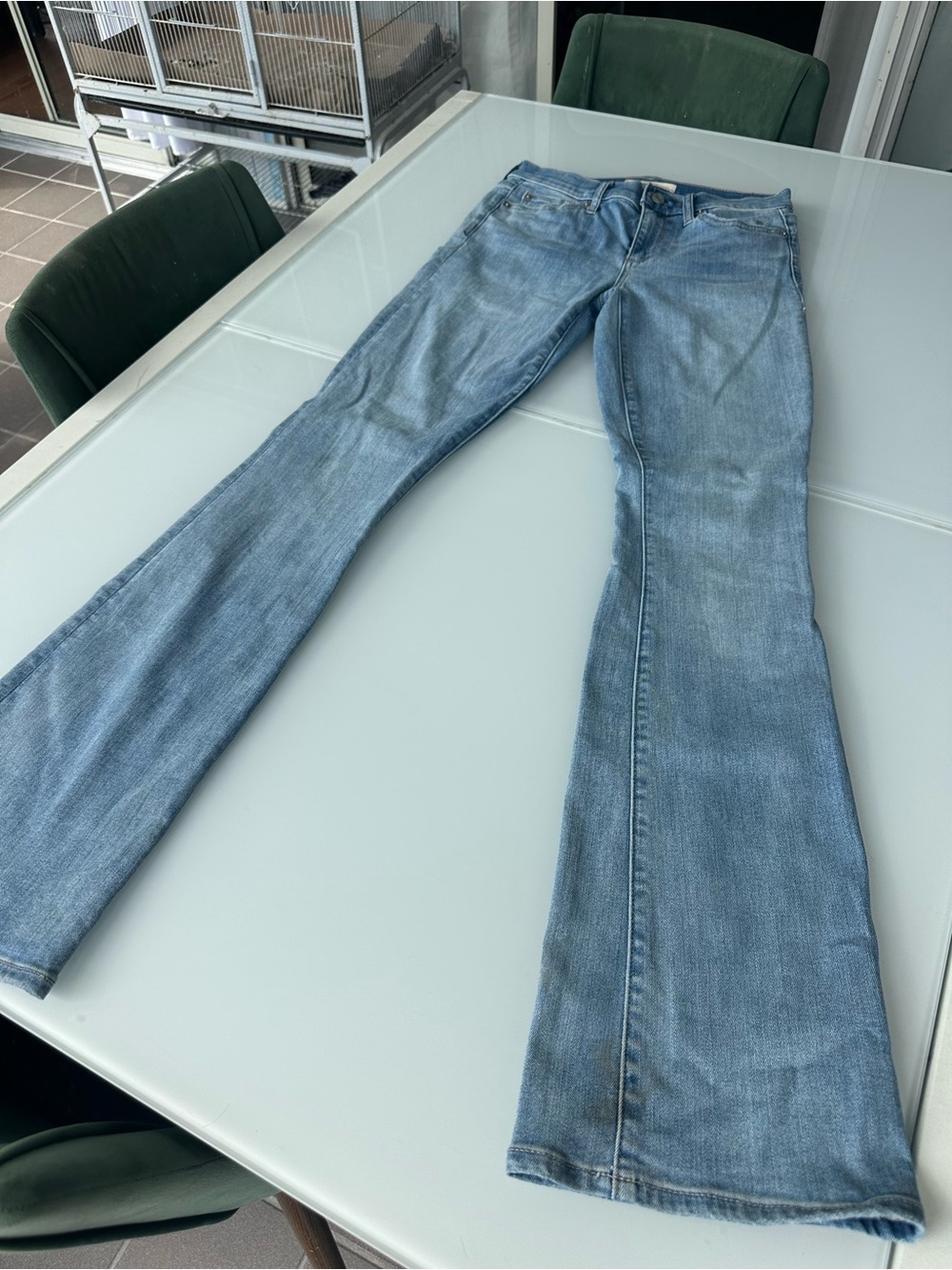 GAP Light Blue Baby Boot Women's Flare Jeans Size 25